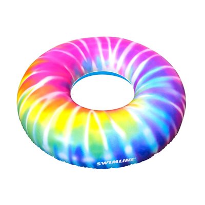 Anneaux tie-dye spiral